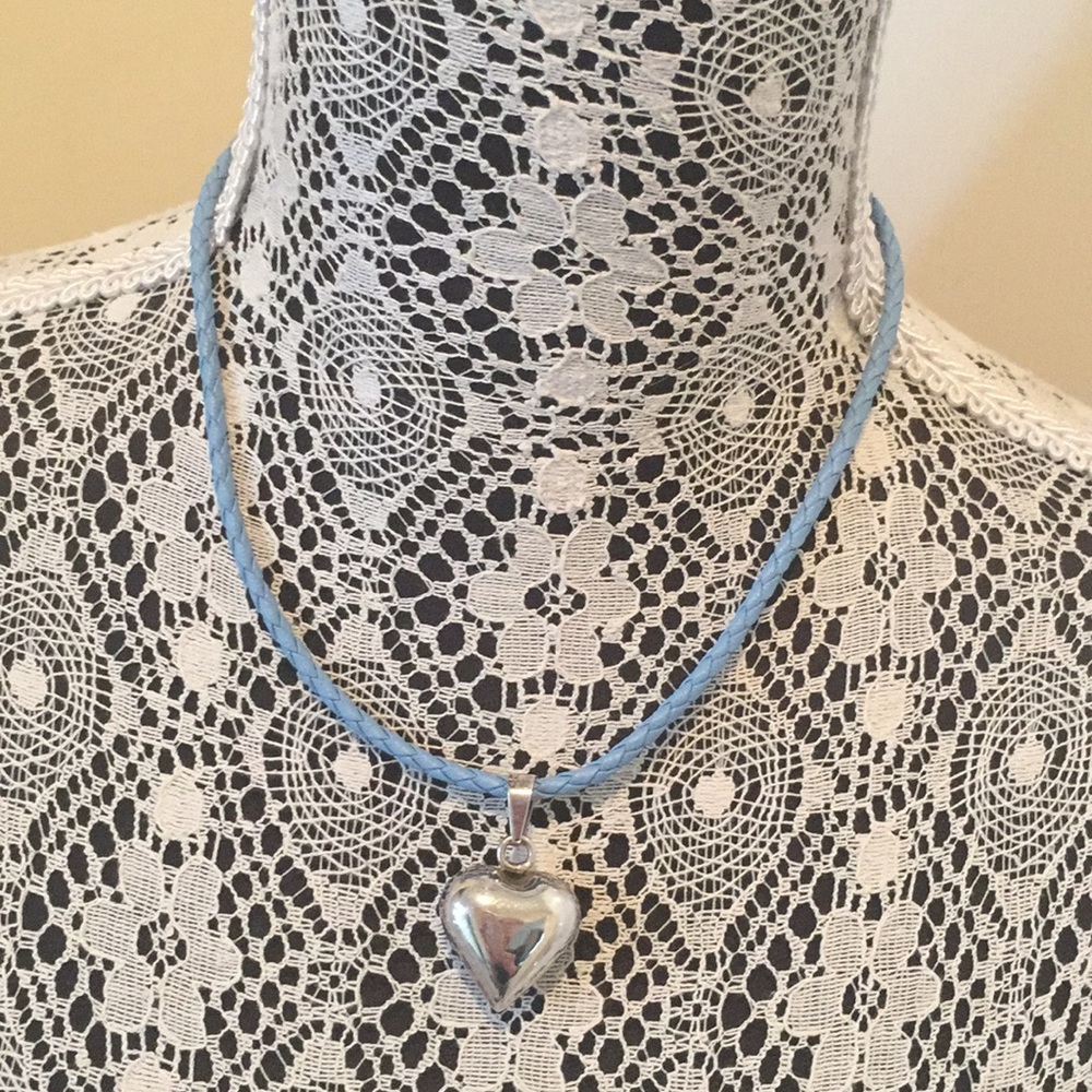 925 Sterling Silver Heart.  Made in Italy